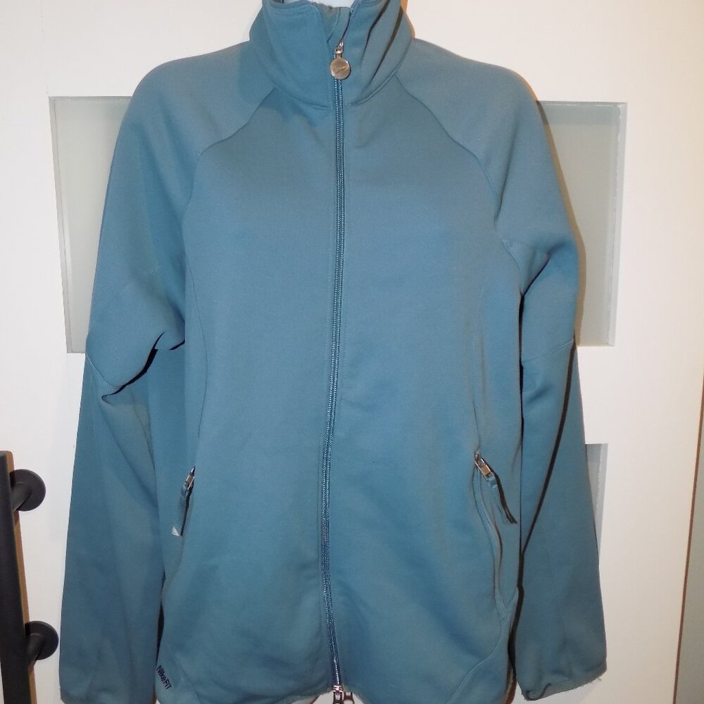 NIKE BLUE FULL ZIP THERMA-FIT JACKET SIZE S WOMEN'S
